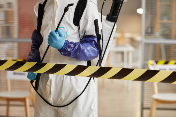 Professional Biohazard technician working in Mineola, NY